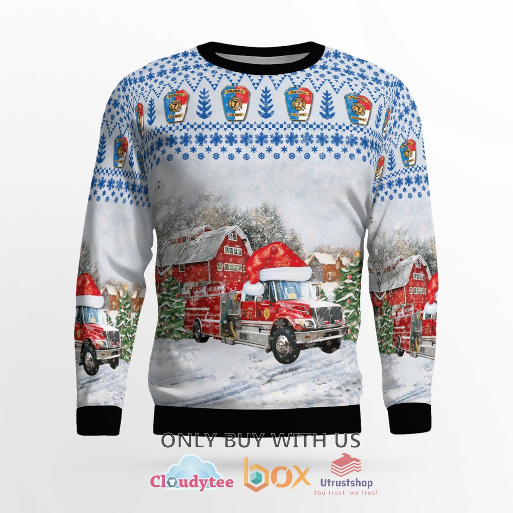 caldwell county north carolina caldwell fire department christmas sweater 2 66811
