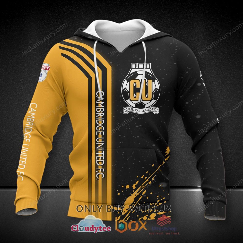 cambridge united fooball club 3d shirt hoodie 2 17666