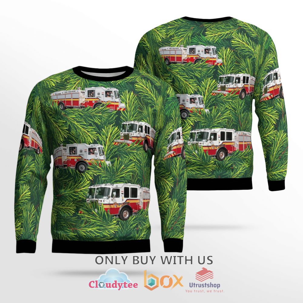 canada ottawa fire services christmas sweater 1 55134