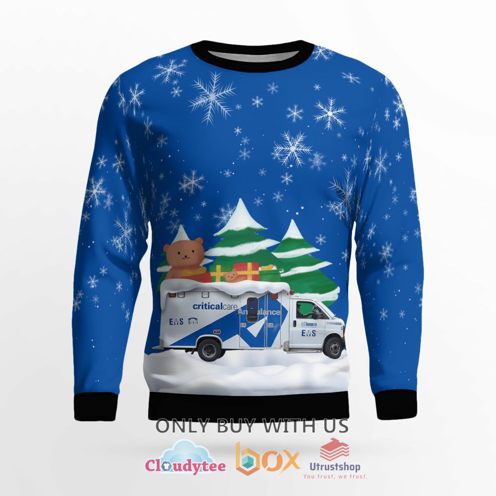 canada toronto ems christmas sweater 2 30918