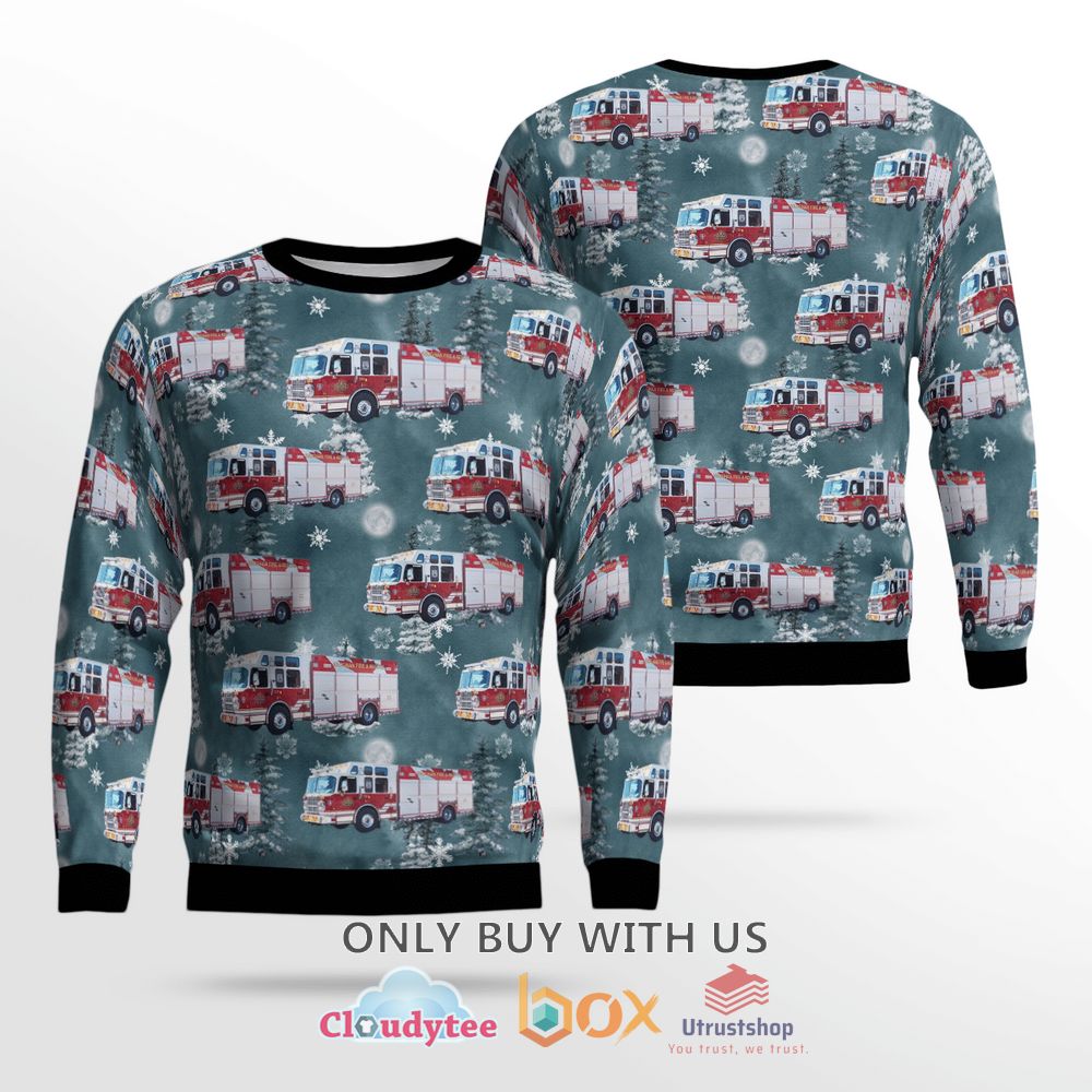 canada vaughan fire and rescue services christmas sweater 1 43730