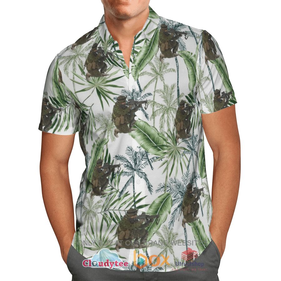 canadian army green hawaiian shirt 1 13376