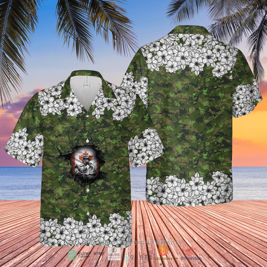 canadian army soldier short sleeve hawaiian shirt 2 51031
