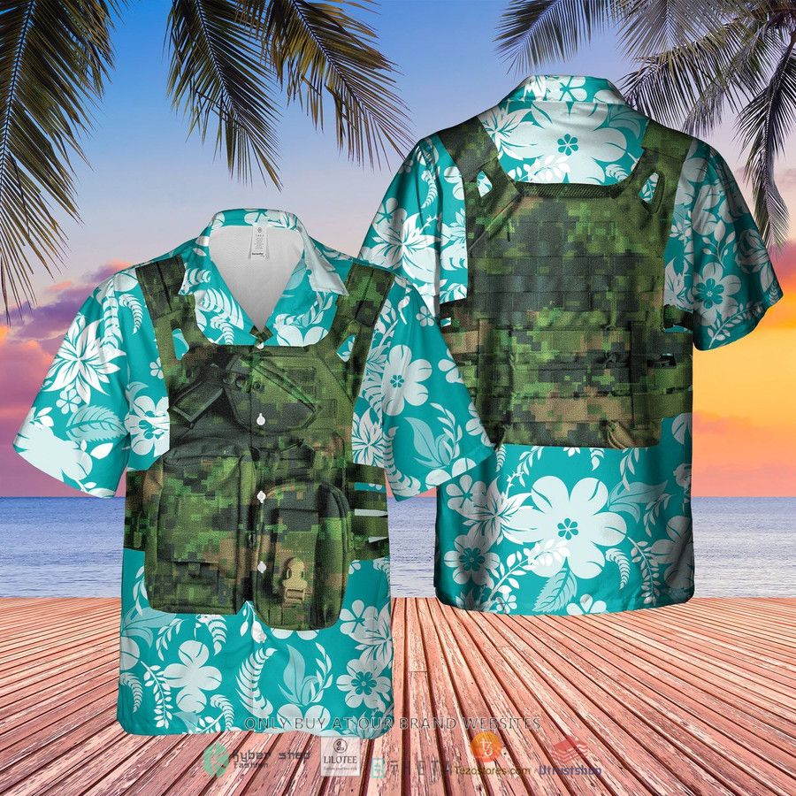 canadian army tactical vest short sleeve hawaiian shirt 1 72925