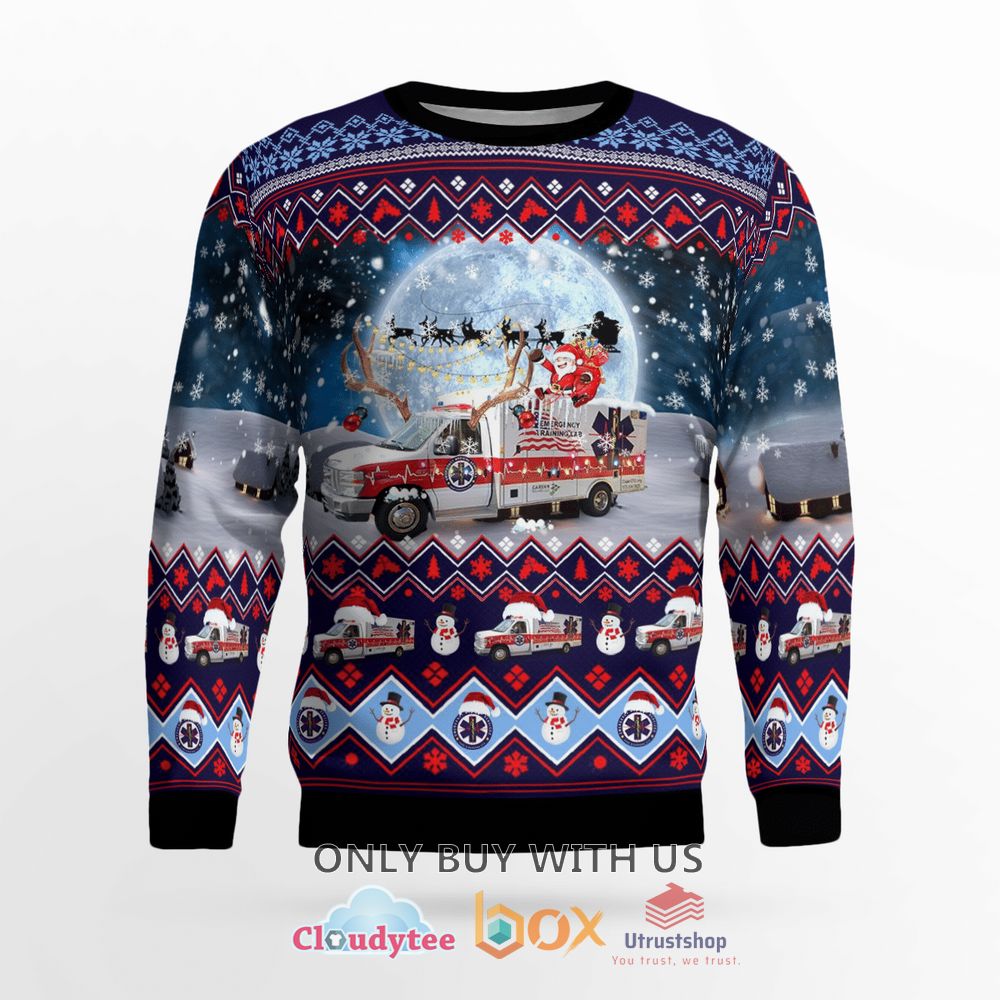 cape girardeau ctc ems christmas sweater 2 78773