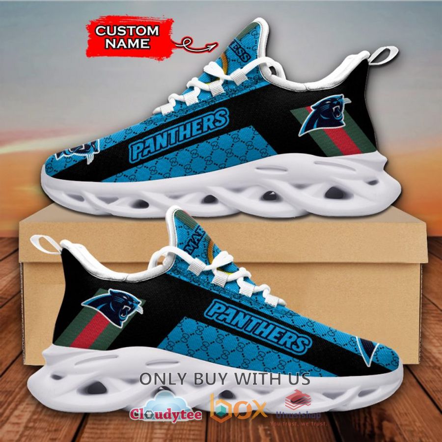 carolina panthers gucci custom name clunky max soul shoes 2 54287