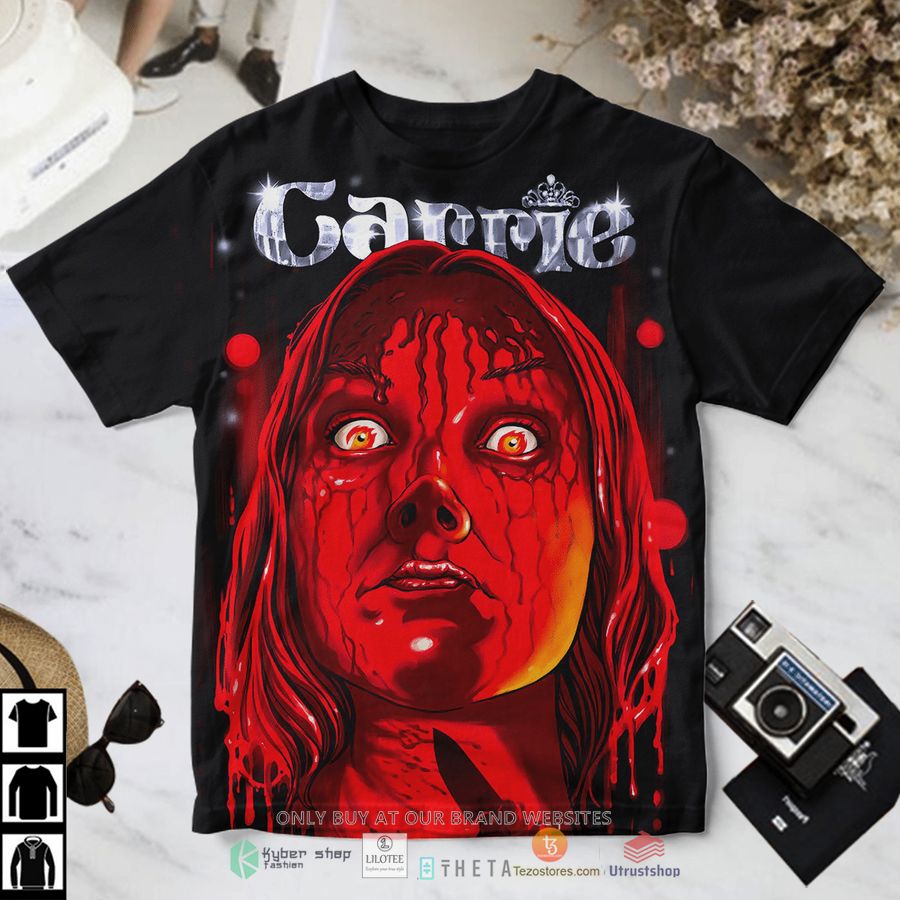carrie blood face cartoon t shirt 1 78078