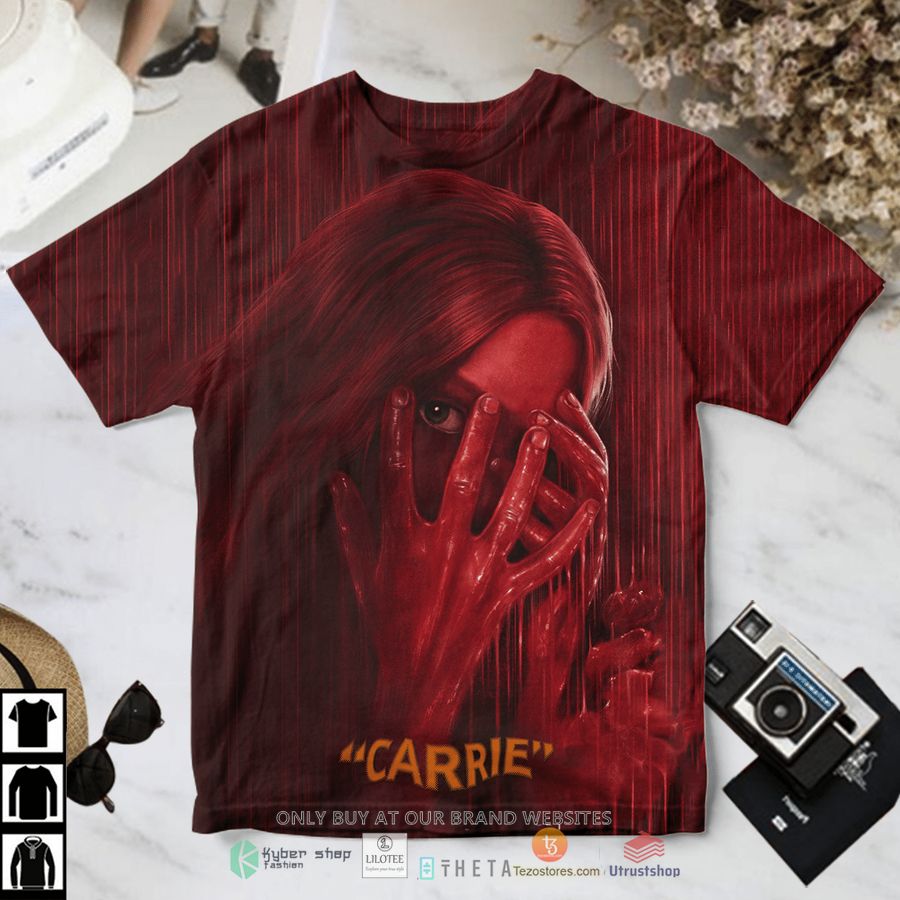 carrie blood face t shirt 1 7955