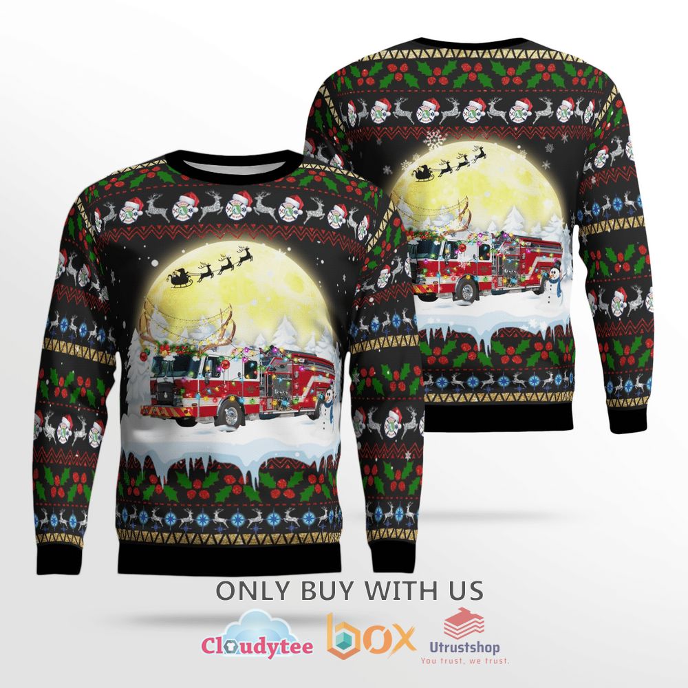 charlotte county florida charlotte county fire department christmas sweater 1 13658