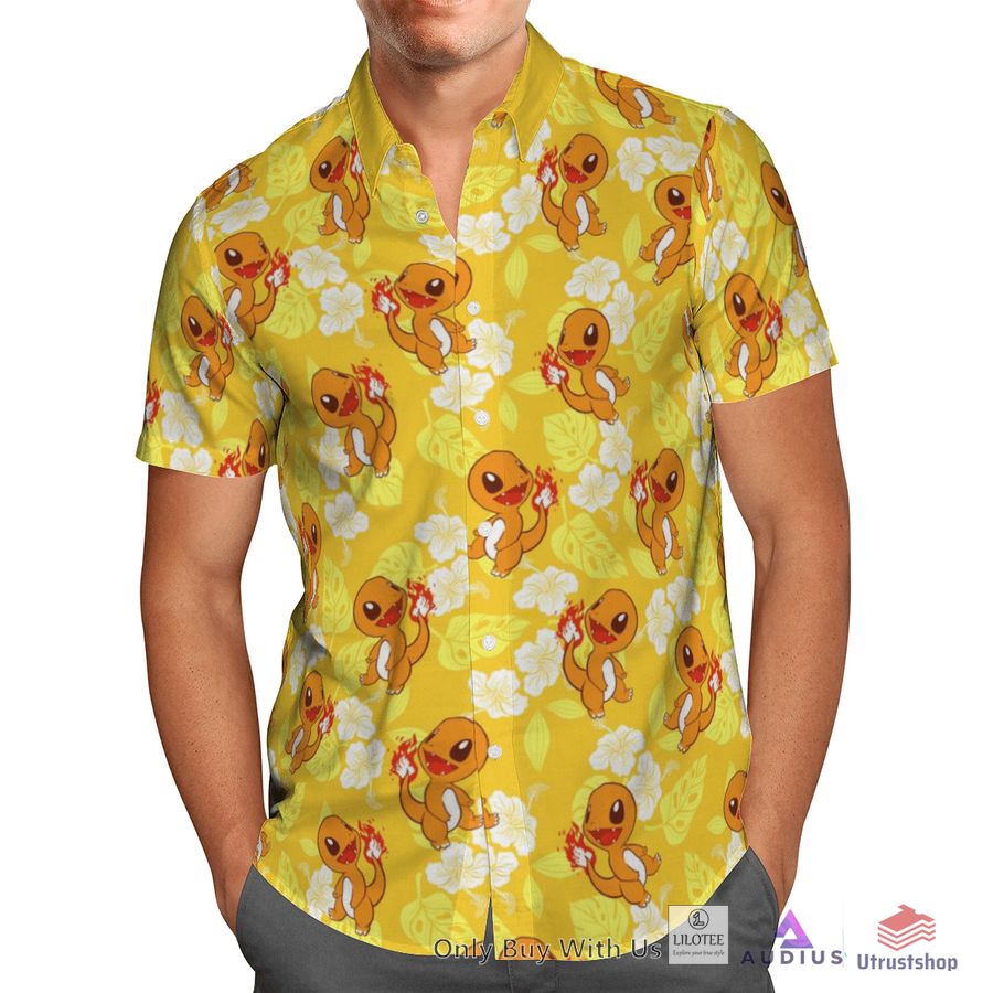 charmander tropical hawaiian shirt short 2 61011
