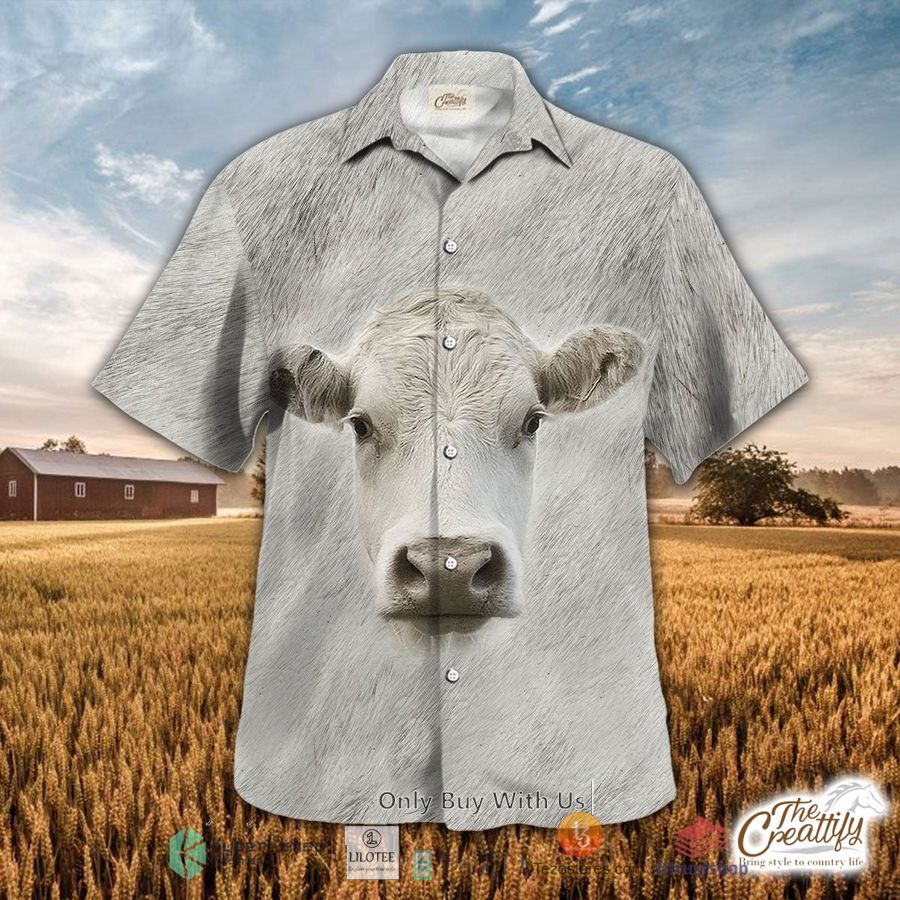 charolais cattle hawaiian shirt 1 60271