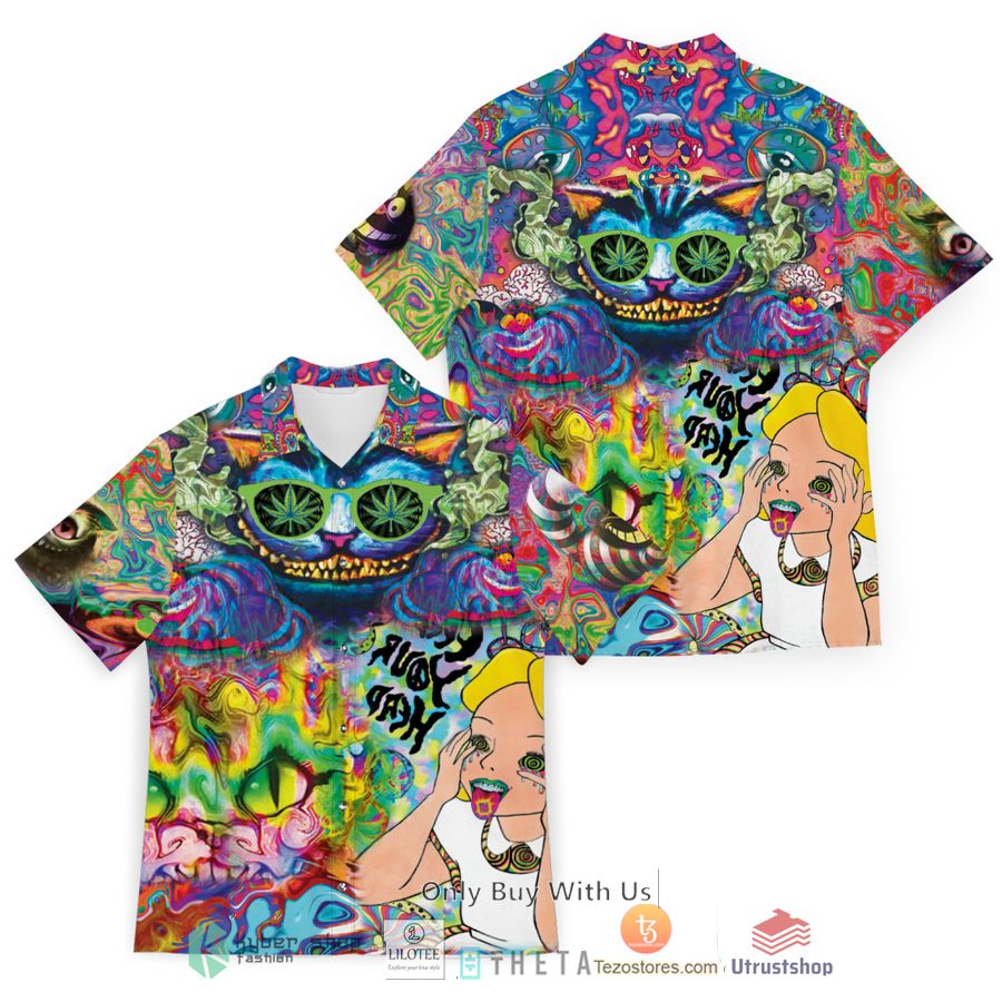 cheshire cat alices adventures 3d hawaiian shirt 1 35700