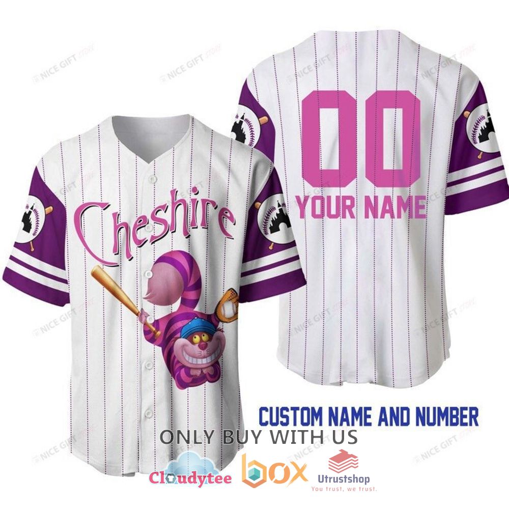cheshire cat personalized baseball jersey shirt 1 80416