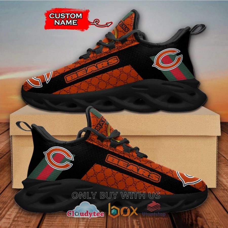 chicago bears gucci custom name clunky max soul shoes 1 85064