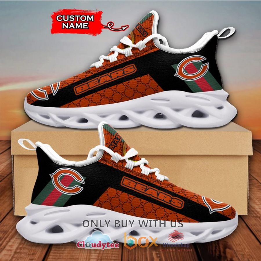 chicago bears gucci custom name clunky max soul shoes 2 19700
