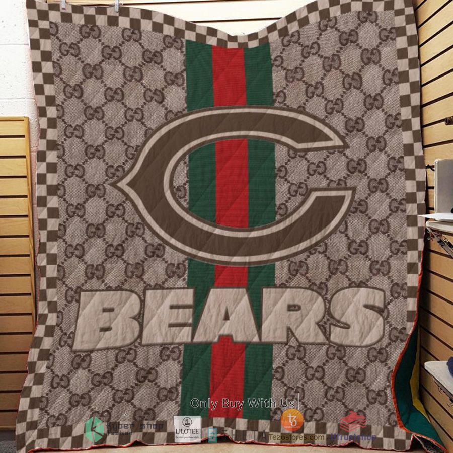 chicago bears gucci nfl quilt 1 10484