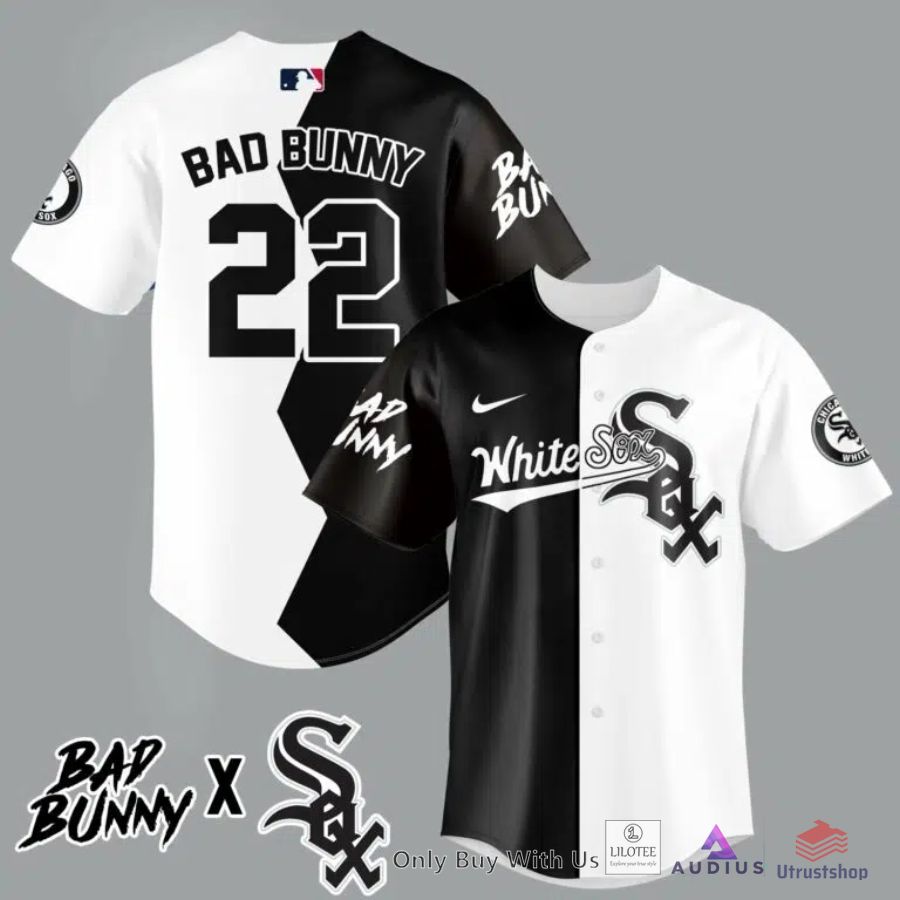 chicago white sox bad bunny 22 baseball jersey 1 77660
