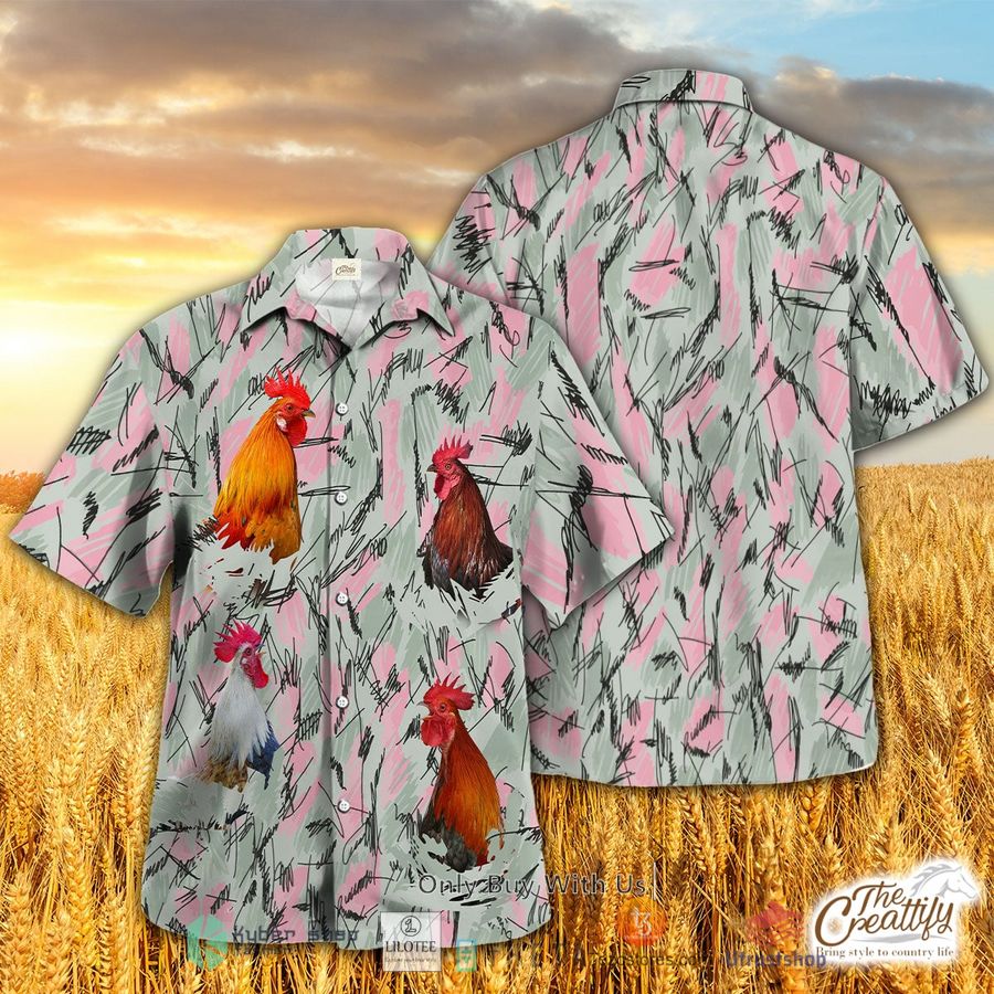 chicken in hoppers hawaiian shirt 2 97379