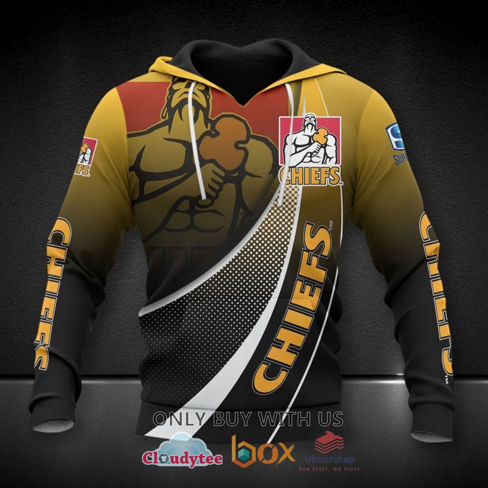 chiefs rugby black yellow 3d hoodie shirt 1 57499