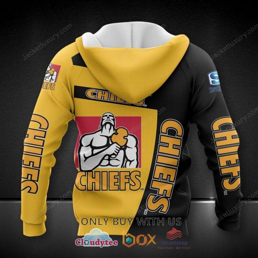 chiefs rugby team black yellow 3d hoodie shirt 2 20563