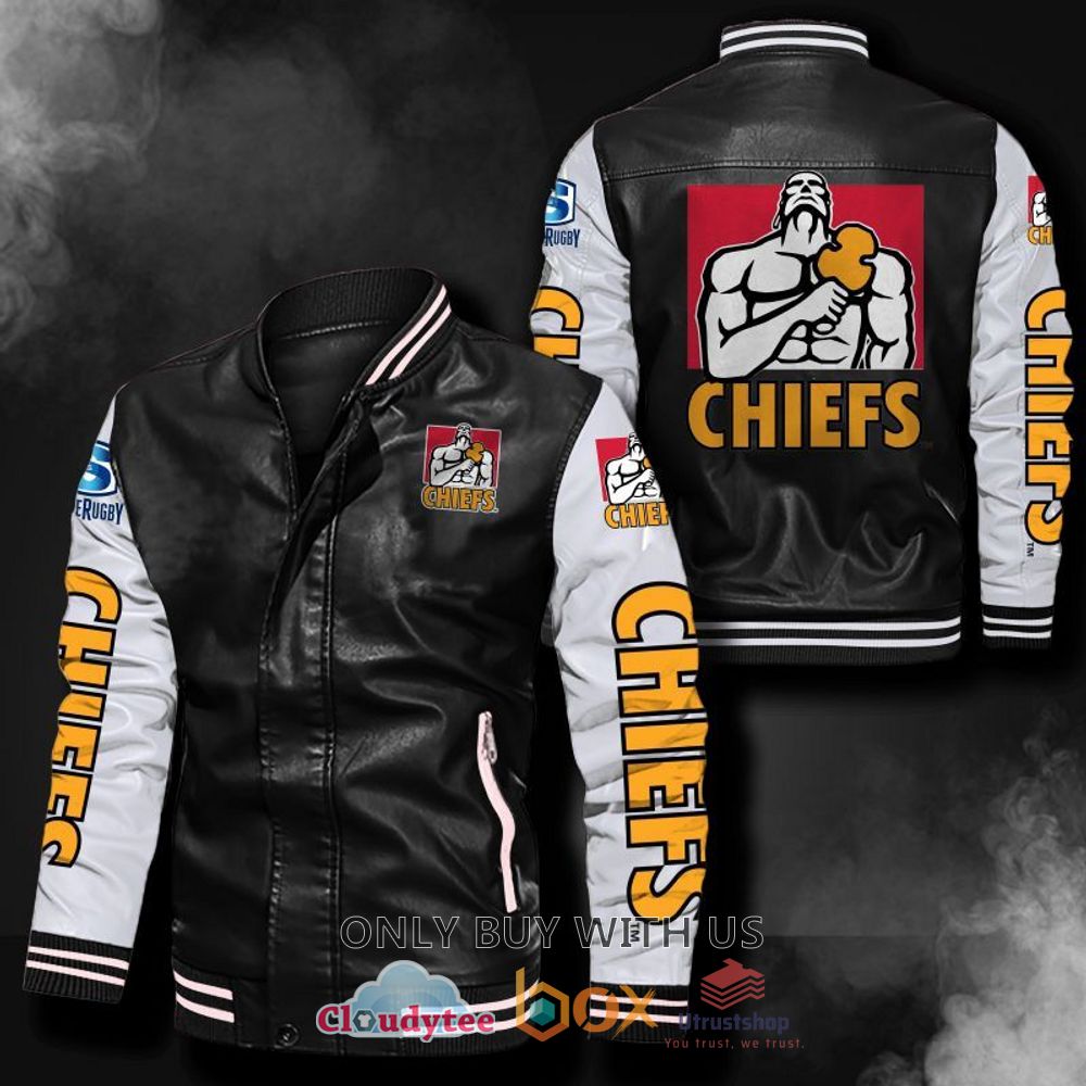 chiefs rugby team leather bomber jacket 1 4727