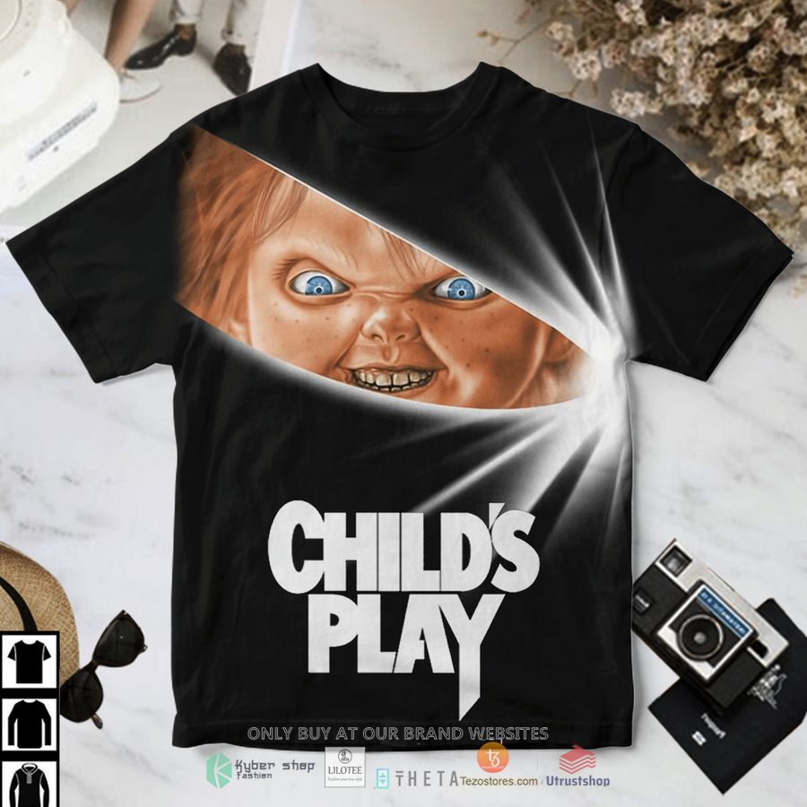 childs play chucky spooky face t shirt 1 89394