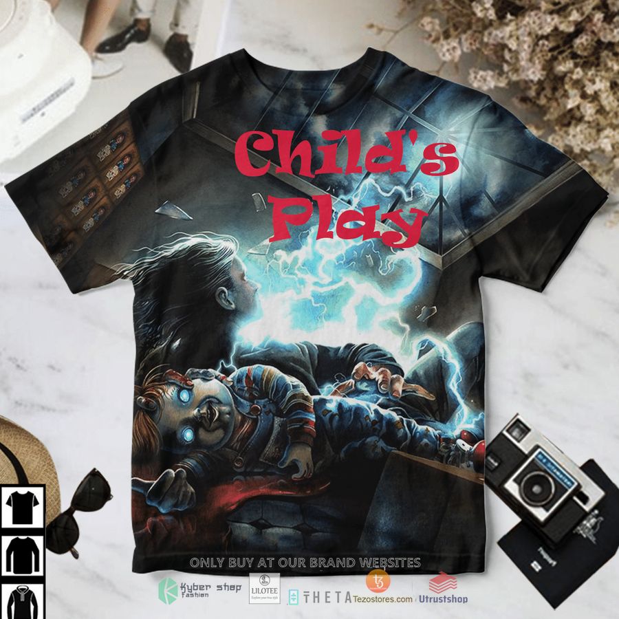 childs play electric light t shirt 1 92491