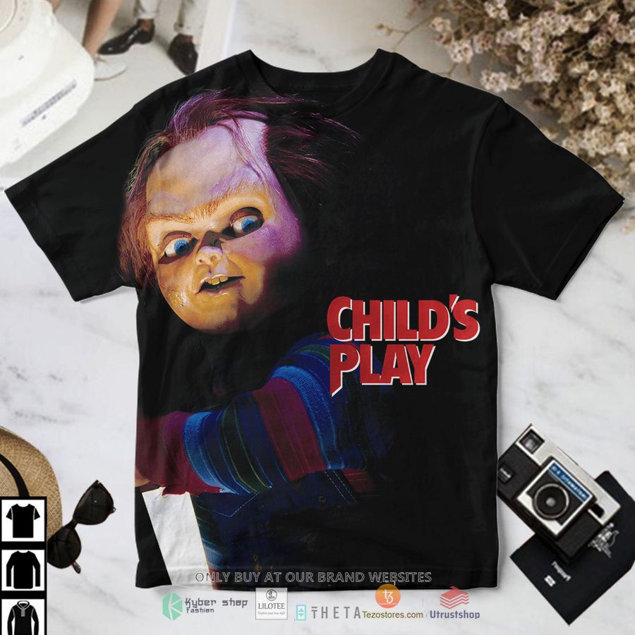 childs play horror chucky glance at t shirt 1 83142