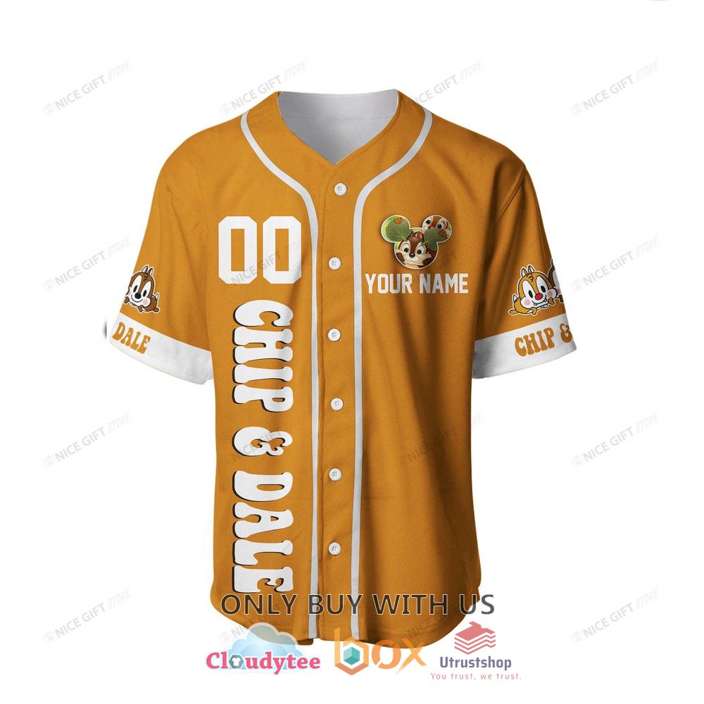 chip n dale personalized play baseball jersey shirt 2 42454