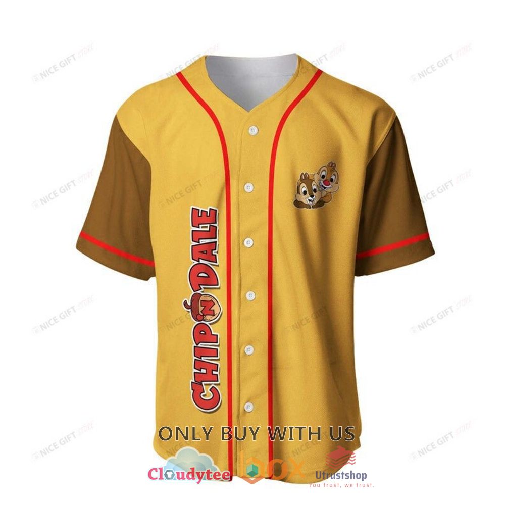 chipmunks cartoon baseball jersey shirt 2 93809