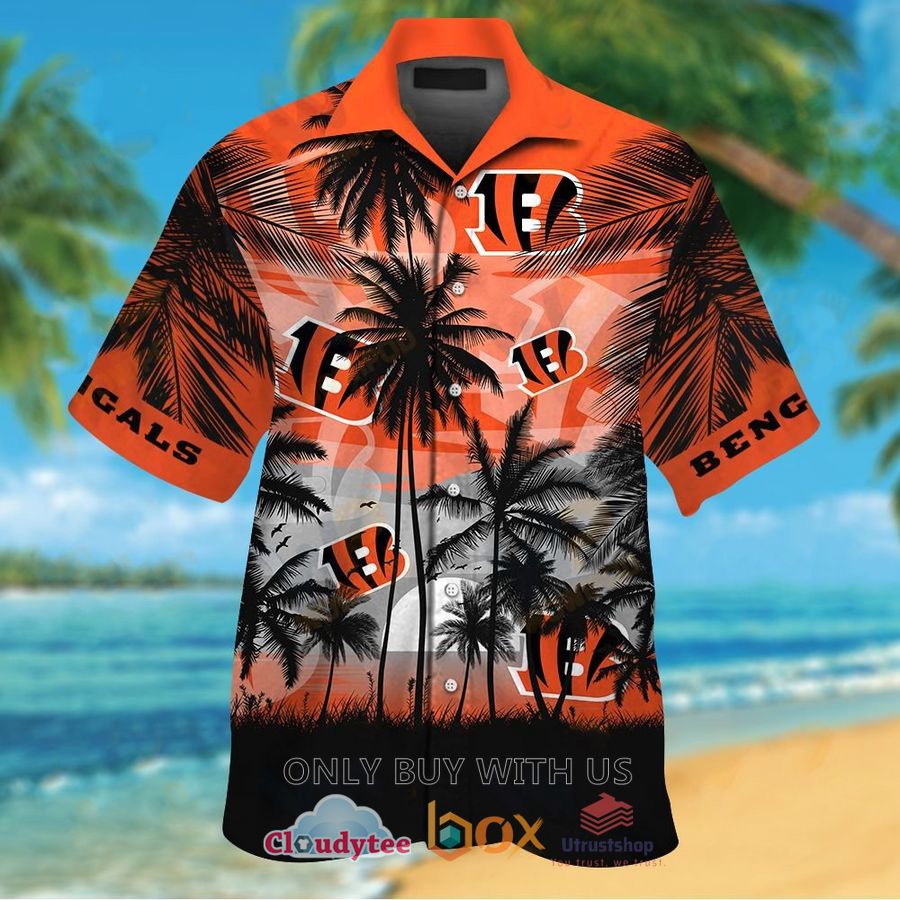 cincinnati bengals palm tree hawaiian shirt 1 3284