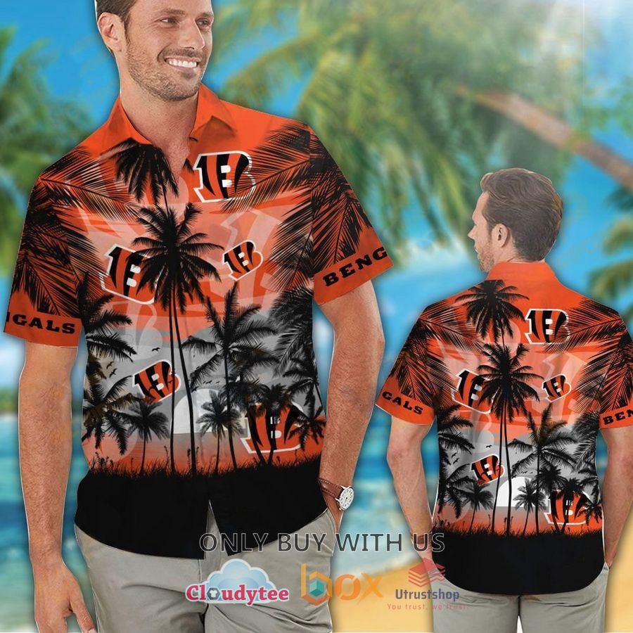 cincinnati bengals palm tree hawaiian shirt 2 55627