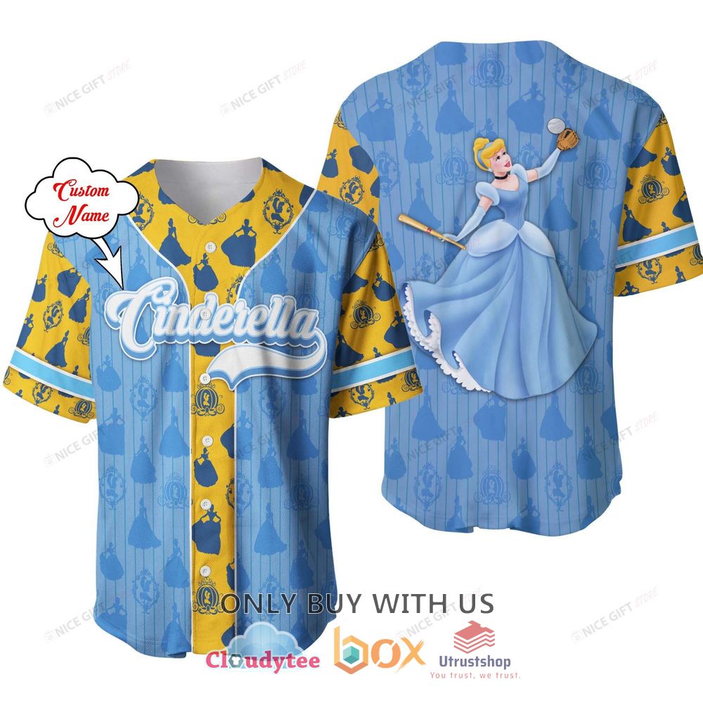 cinderella custom name baseball jersey shirt 1 51298