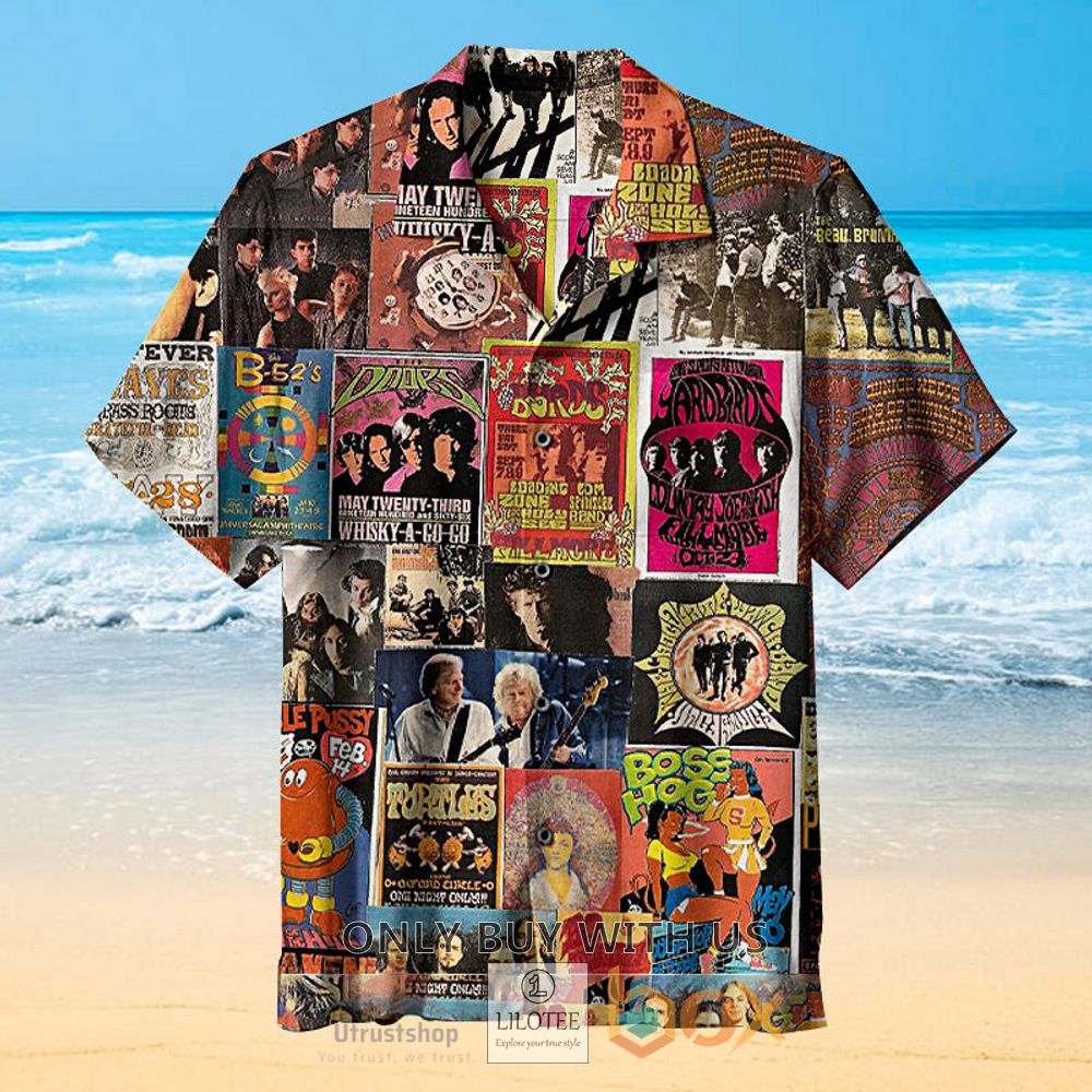 classic rock collage hawaiian shirt 1 72457