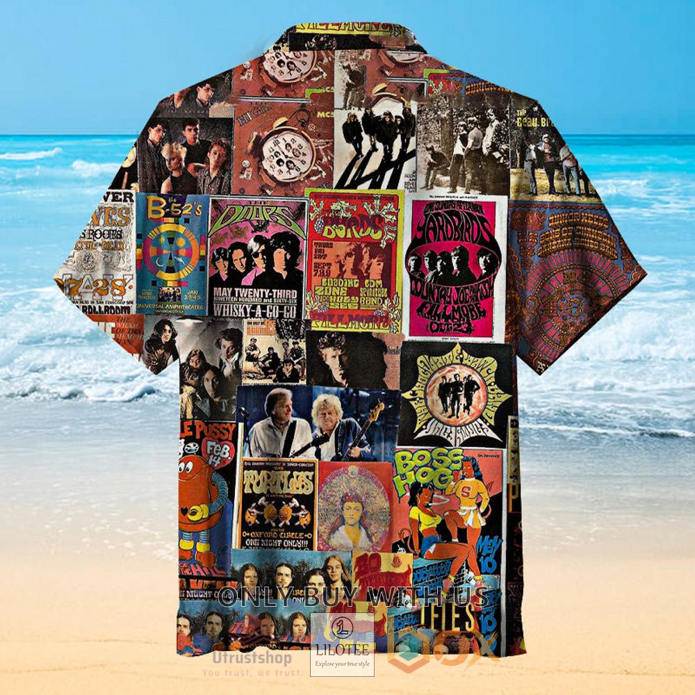classic rock collage hawaiian shirt 2 23085