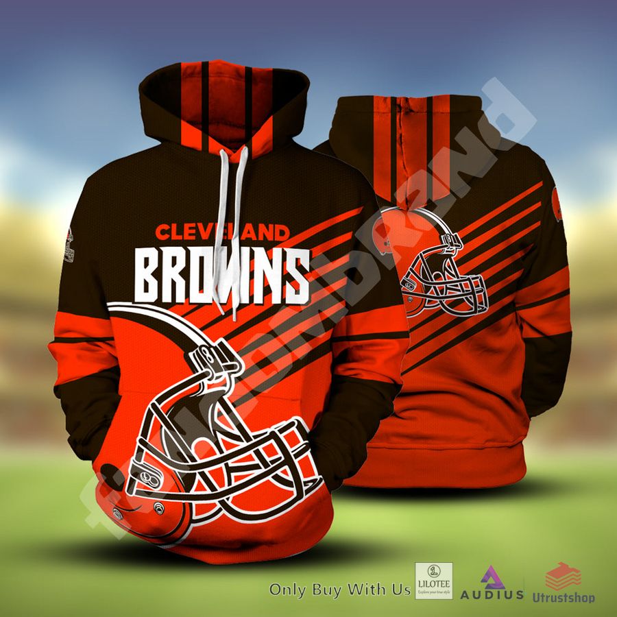 cleveland browns 3d hoodie 1 81357