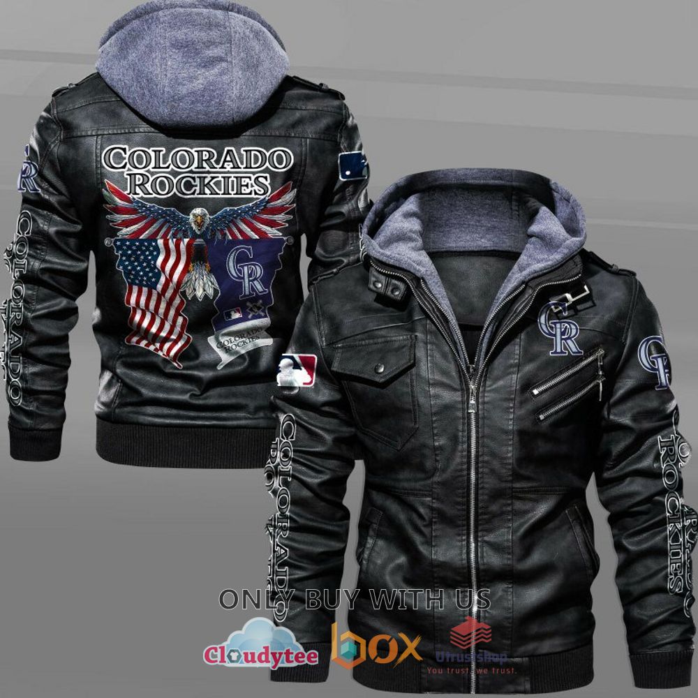 colorado rockies american flag eagle leather jacket 1 21314