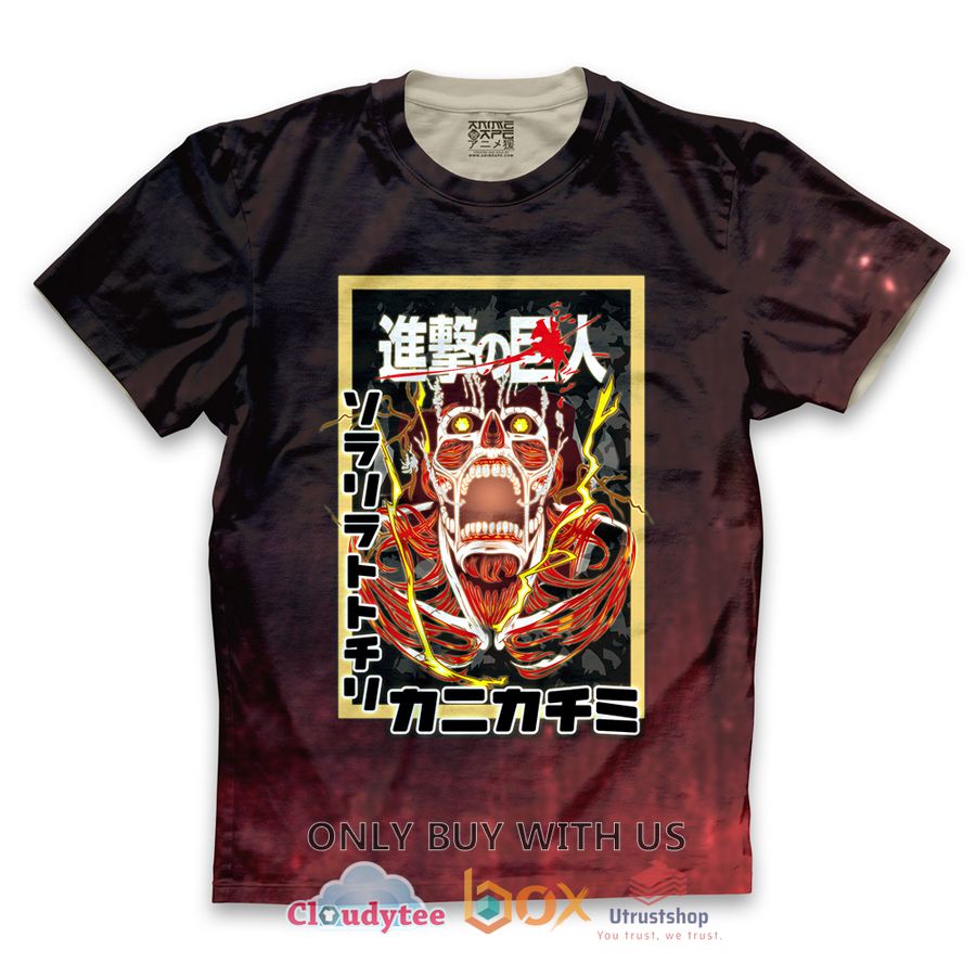 colossal titan anime attack on titan t shirt 1 11353