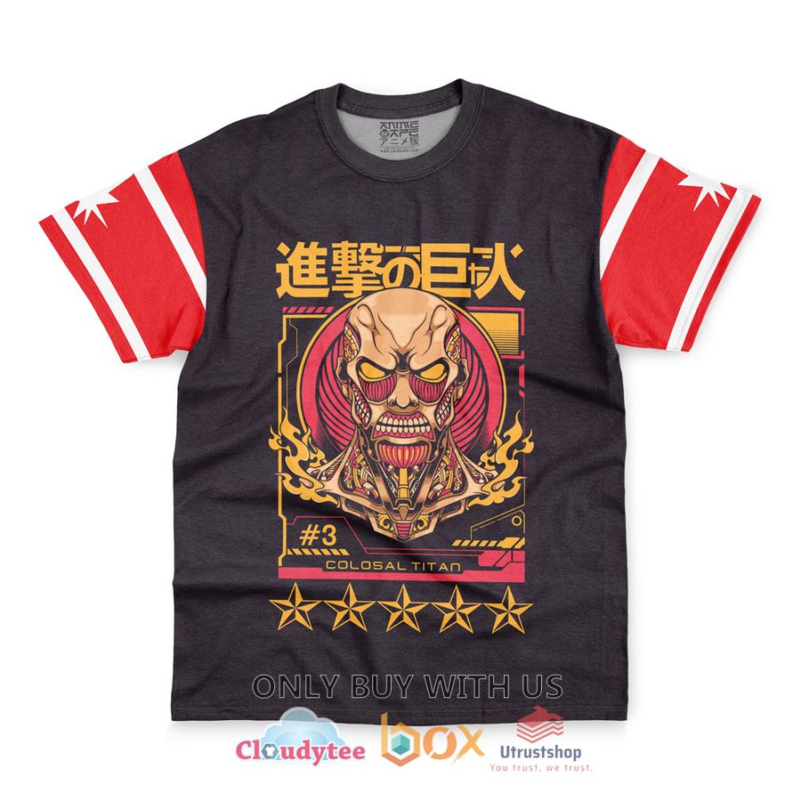 colossal titan attack on titan anime t shirt 2 30929