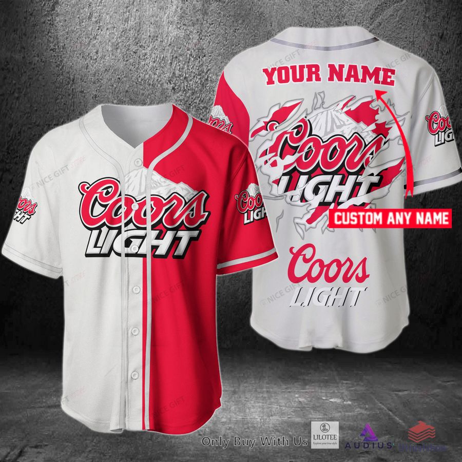 coors light your name baseball jersey 1 19567
