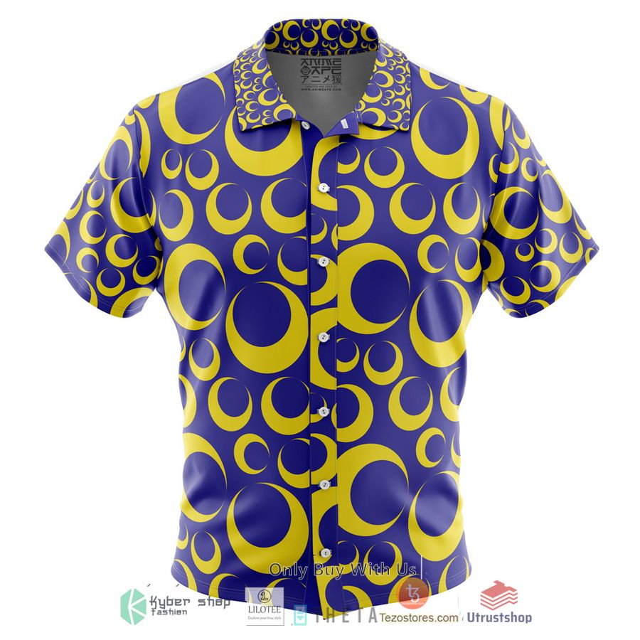 crescent moon sailor moon short sleeve hawaiian shirt 1 35084