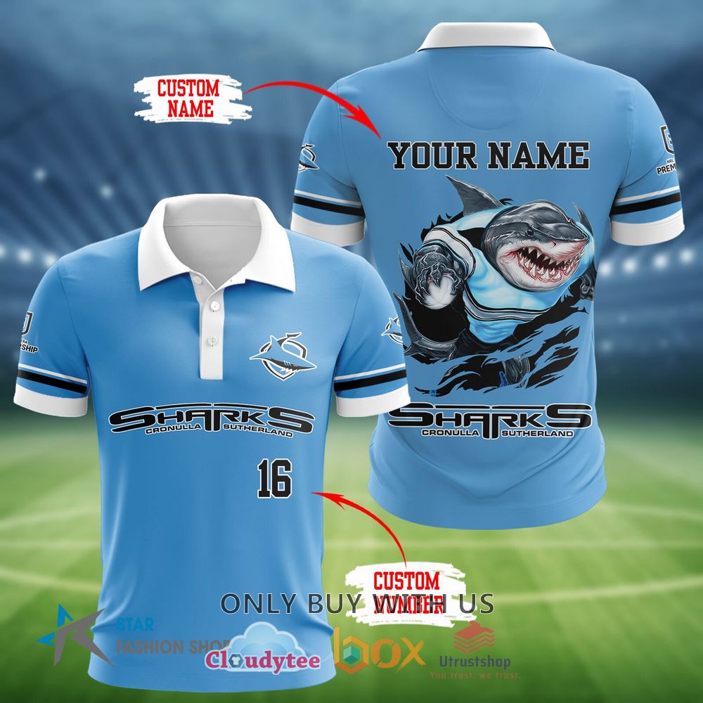 cronulla sharks personalized 3d hoodie shirt 1 60395