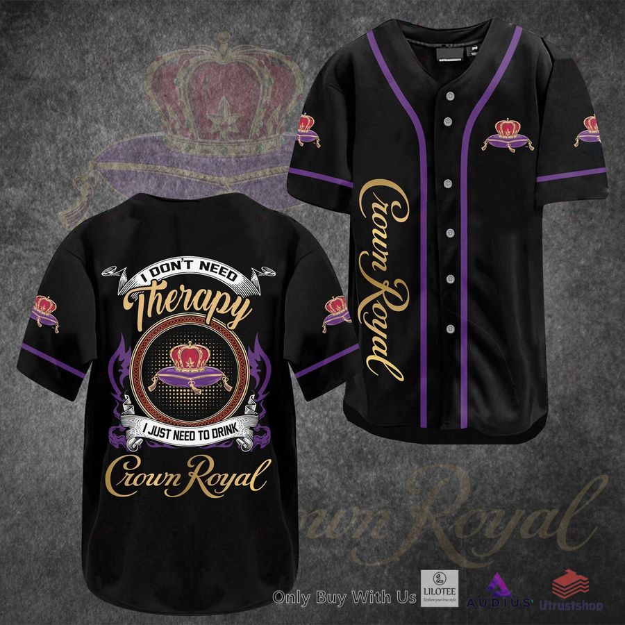 crown royal therapy baseball jersey 1 32800