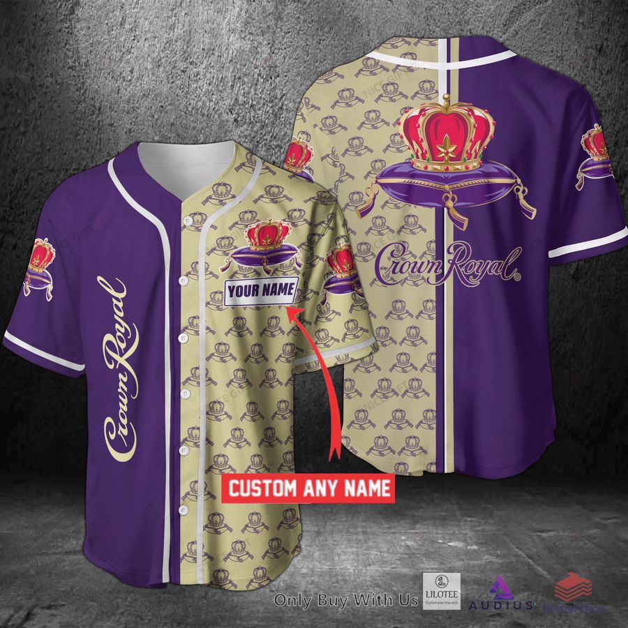 crown royal your name purple baseball jersey 1 71838