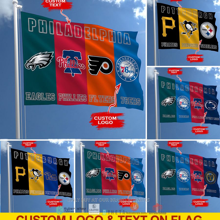 custom logo teams text in pennsylvania state flag 1 56473