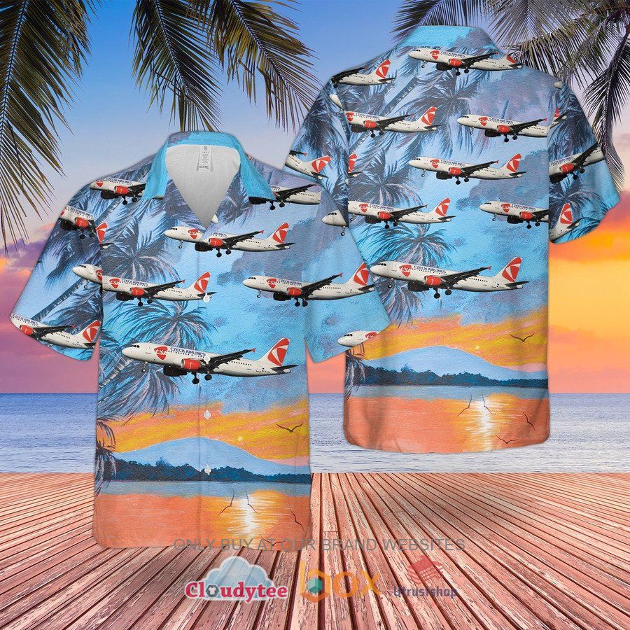 czech airlines hawaiian shirt hawaiian shirt 1 15084