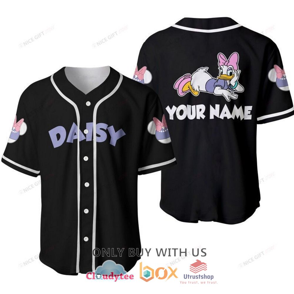 daisy duck custom name baseball jersey shirt 1 91332