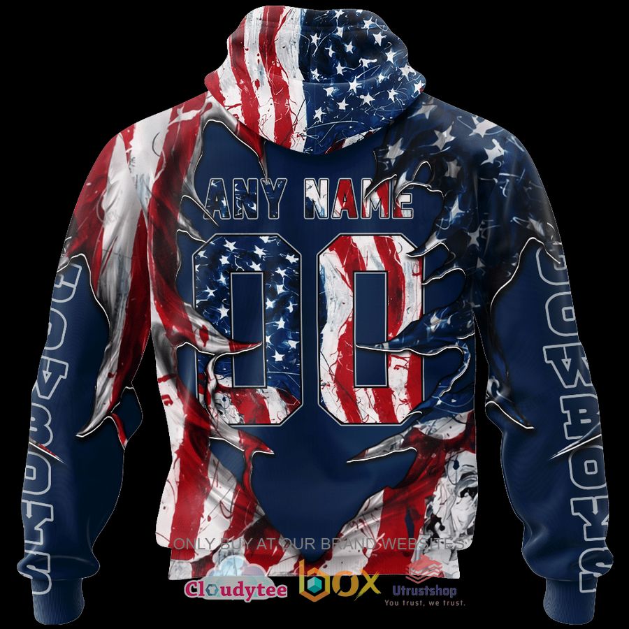 dallas cowboys evil demon face us flag 3d hoodie shirt 2 17468