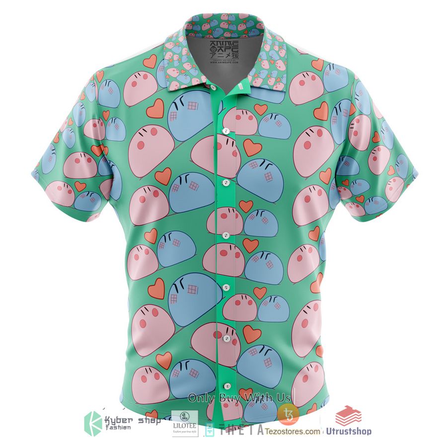 dango daikazoku clannad short sleeve hawaiian shirt 1 9844