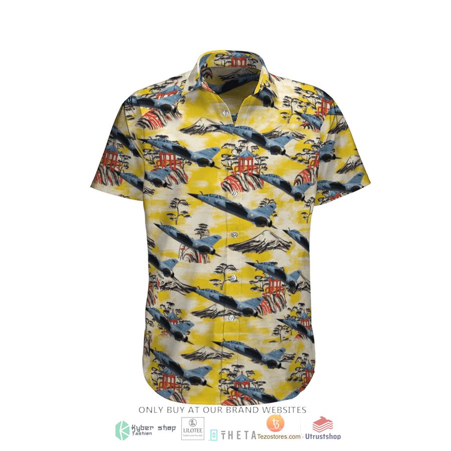 dassault mirage f1 french air force yellow short sleeve hawaiian shirt 1 60069
